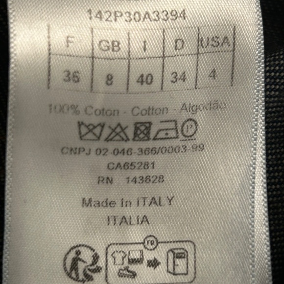 Christian Dior Wide Leg Flare Cotton Denim Jeans - Picture 8 of 15